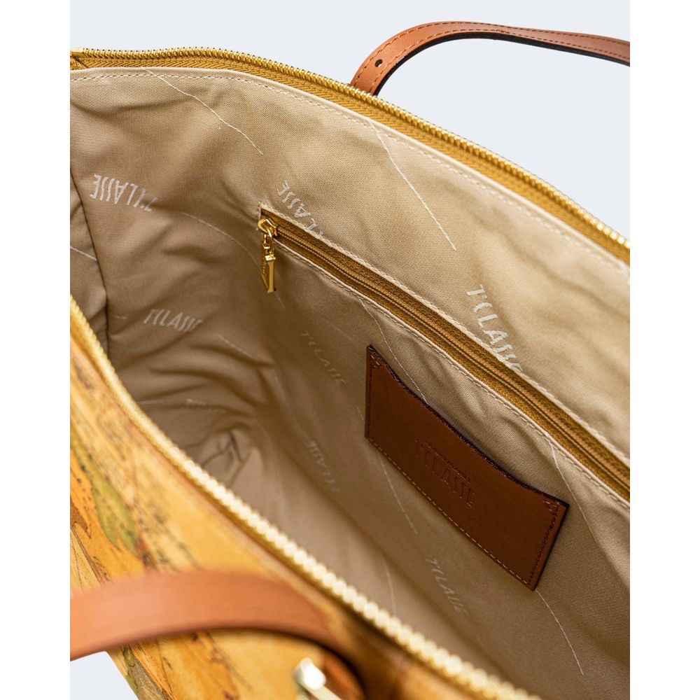 Alviero Martini Prima Classe Beige Lederhandtasche